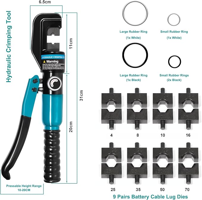HydroCrimp™ 10-Ton Hydraulic Crimping Tool