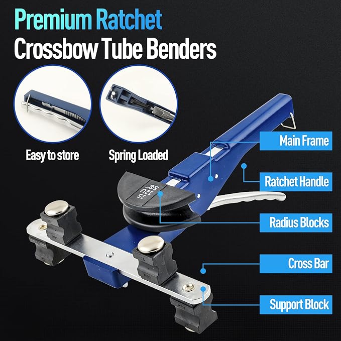 PipeMaster™ Ratcheting Tube Bender Kit